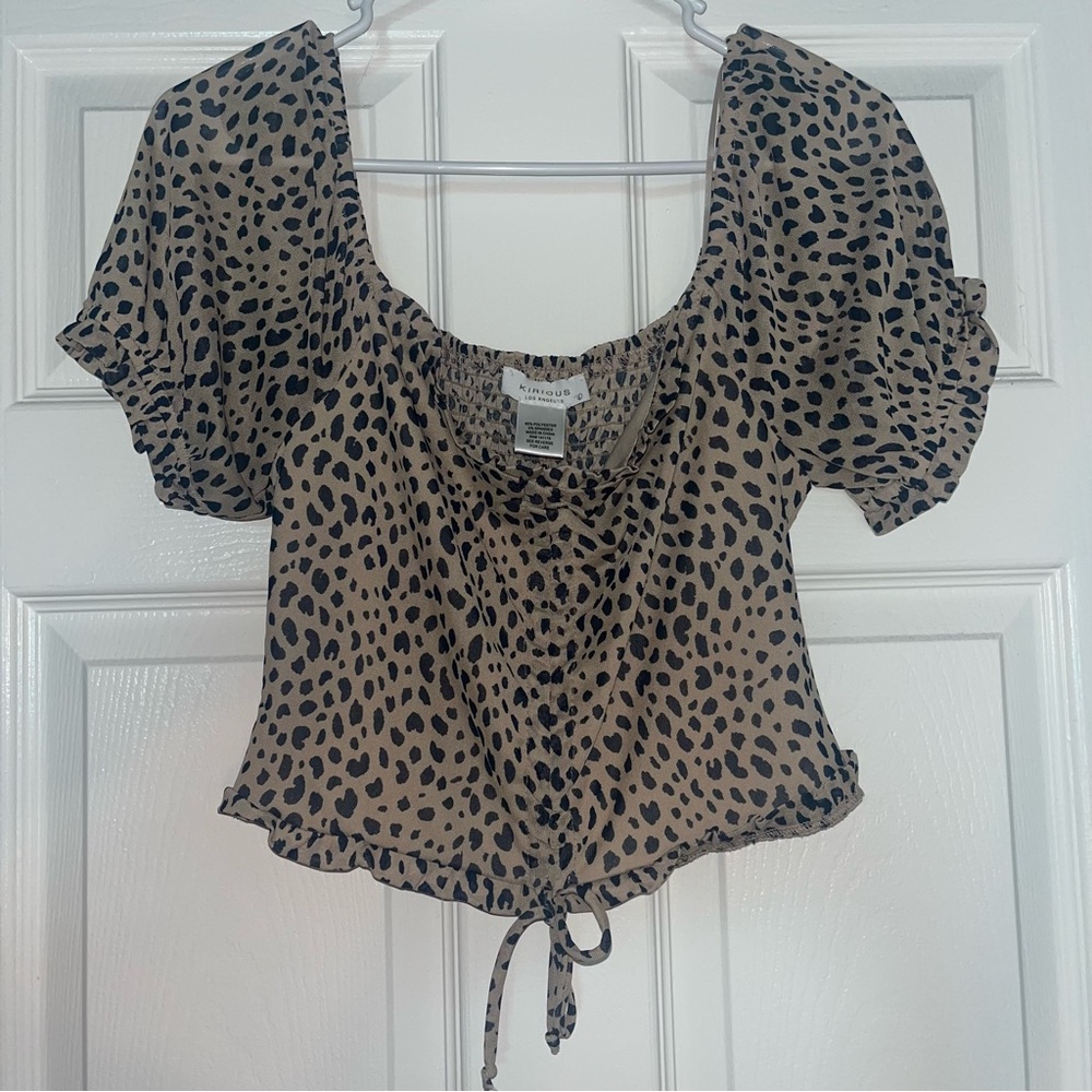 Leopard Blouse